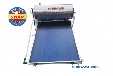 Máy Nước Nóng Năng Lượng Mặt Trời Tấm Phẳng SHIKAWA-200L